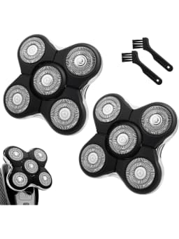 1/2/3/6Pcs Shaver Replacement Heads Compatible with Balder XR7000/XR1500/XR5 Head Shaver Model  Electric Shaving for Bald Men