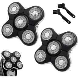 1/2/3/6Pcs Shaver Replacement Heads Compatible with Balder XR7000/XR1500/XR5 Head Shaver Model  Electric Shaving for Bald Men