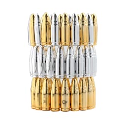 Creative Acrylic Wide Bullet Shape Beads Stretch Bracelets Beaded Elastic Bangles for Women Exaggerated Jewelry Gifts