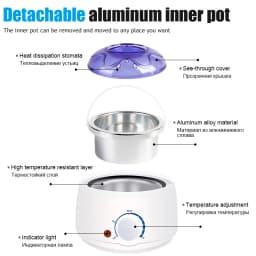 2026 Waxing Machine Wax-melt Epilator Quick Heater Wax Melting Pot Hair Removal Wax Beans Hair Removal 500ml Wax Melting Machine
