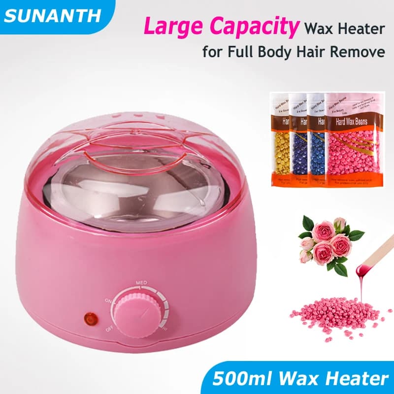 2026 Waxing Machine Wax-melt Epilator Quick Heater Wax Melting Pot Hair Removal Wax Beans Hair Removal 500ml Wax Melting Machine