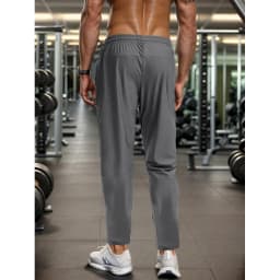 3pc Men's Casual Sports Pants Ice Silk Breathable And Refreshing Elastic Quick-Drying Sports Pants Man Football Summer Clothes