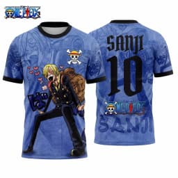 2026 One Piece Graphic T-shirt Japanese anime football jerseys Sports Dry Quickly Men's T-Shirt Children's Clothing Tee Woman