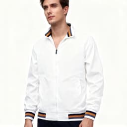Popular Spring and Autumn collar jacket, new casual zipper jacket, fashionable sports thin jacket