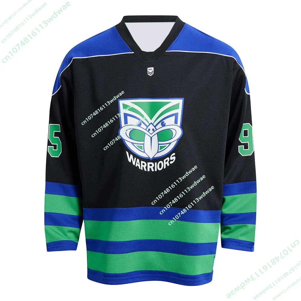 Summer Latest 2026 NRL Australia New Zealand Warriors Adult Hockey Kid/Adult Jersey 3D Long Sleeve Sport Casual Quick-Dry Tee