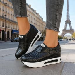 Women's Plus Size New Casual Shoes, Spring, Summer, Autumn, Winter Flat Mid-Heel Running Sports Sneakers