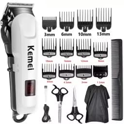 Kemei Hair Clipper Or Blade Hair Cut Maching Wireless Trimmer Men Professional Clipper Machine Rechargeable Hair Cut Barber 809A
