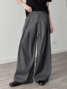 Streetwear Wide Leg Casual Pants Men Harajuku Curved Suit Pants Black Flared Long Trousers High-quality Breand Oversize Baggy