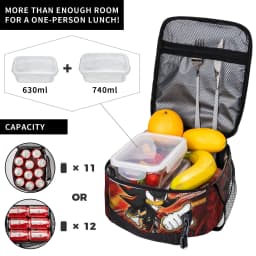 Insulated Lunch Bags Shadowed S-Soniced Product Lunch Container New Cooler Thermal Bento Box For School