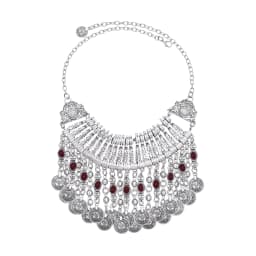 Vintage Coins Tassel Bib Necklace For Women Boho Gypsy Ethnic Trible Accessory Afghan Turkish Charms Female Exaggerate Jewelry