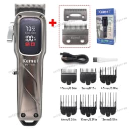 Kemei Hair Clipper Km-1550 Design Hair Trimmer Professional Electric Carving Hair Salon Clipper for Commercial Clippers for Men