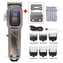 Kemei Hair Clipper Km-1550 Design Hair Trimmer Professional Electric Carving Hair Salon Clipper for Commercial Clippers for Men