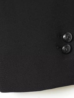 Women Elegant Button Blazer Coat Women Stand Collar Full Sleeve Black Suit Jackets Female Spring Commute Daily Outwear