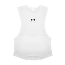 Summer Cotton Breathable Side Slits Tank Tops Mens Gym Fitness Vests Bodybuilding Muscle Sleeveless Singlets Workout Shirts