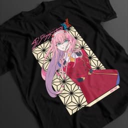 2026 Zero Two "Wifey" Anime Graphic T-Shirt, Unisex Summer Cotton Comfortable Short Sleeve Women And Men T-Shirt
