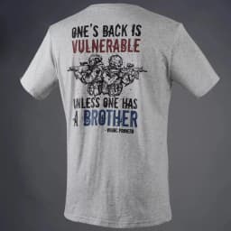 2026 new Viking Proverb Brother Soldier Graphic T-Shirt, Military Tactical Streetwear, 100% Cotton Oversized Tee for Men