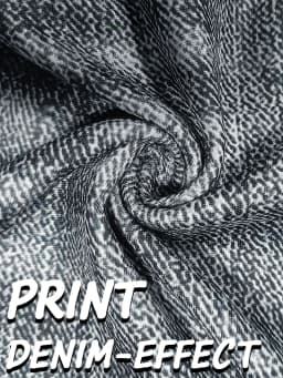 5199 [Printed Pants - Not Denim Fabric] 2D Printed Embroidery Effect, Printed Non-denim Fabric, Women's Long Pants Leggings,