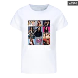 Camiseta KATSEYE Kpop Tshirt Kids 2026 Summer Clothes Youth Girls Short Sleeve Tops Boys Fashion Streetwear Children Clothing
