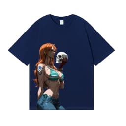 One Piece Nami Japanese Style Classic Tee High-quality Streetwear Men's Clothing Women Clothing 2026 Summer New T Shirt