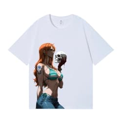 One Piece Nami Japanese Style Classic Tee High-quality Streetwear Men's Clothing Women Clothing 2026 Summer New T Shirt