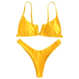 Sexy Bandeau Bikinis New V Neck Bikini Swimsuits Push Up Swimwear Female Brazilian Bikini Set Bathing Suits Biquini Swim Suit