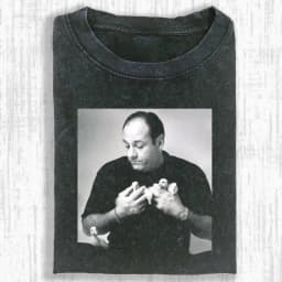 Vintage Washed Shirt, 90s Mafia TV Series Parody Top, Movie Gift For Fan Women and Man T-Shirt Washed T-shirt