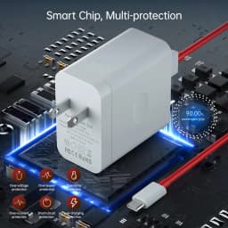 80W US Super Flash Quick Charger For OnePlus 9 10 Pro 11 12 13 15 Nord 2T 3 4 5 N300 OPPO Realme Fast Charging Type C USB Cable