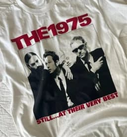 Vintage The 1975 T Shirt, The 1975 on Tour Concert Charcoal Unisex T Shirt Harajuku Men Women Clothing Graphic T-Shirts Clothing