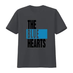 The Blue Hearts T Shirt 80's Japanese Punk Streetwear Fashion T-shirt Men's Clothing and Women Clothing 2026 Summer New T Shirt