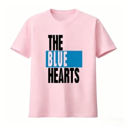 The Blue Hearts T Shirt 80's Japanese Punk Streetwear Fashion T-shirt Men's Clothing and Women Clothing 2026 Summer New T Shirt