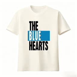 The Blue Hearts T Shirt 80's Japanese Punk Streetwear Fashion T-shirt Men's Clothing and Women Clothing 2026 Summer New T Shirt