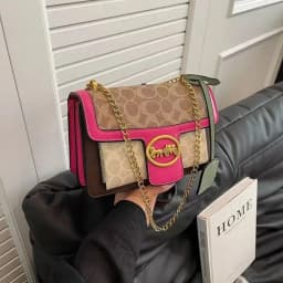 2026 New Trendy Fashion Style Chain Bag Versatile Cross Shoulder Bag Small Square Bag