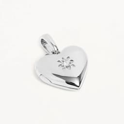 Fine Jewelry 18k Gold Plated Trendy Elegant Chic Plata 925 Sterling Silver Heart Locket Pendant for Women