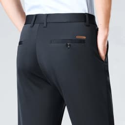 Men's Stretch Suit Pants Business Casual Dress Pants Wrinkle Resistant 4-Way Stretch Golf Casual Pants Spring Summer Blue Black