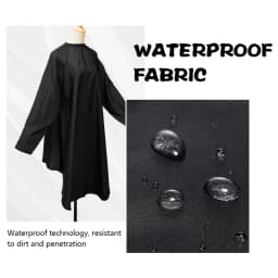 Sleeved Barber Apron, Waterproof Haircut Cape Cloth,Hairdressing Gown Styling Coat For Barbershop Salon Hair Stylist Accessories