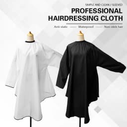 Sleeved Barber Apron, Waterproof Haircut Cape Cloth,Hairdressing Gown Styling Coat For Barbershop Salon Hair Stylist Accessories