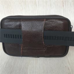 New Genuine Leather Handbag For Men Women, Large Capacity Clutch Bag With Double Zipper, Soft Money Wallet & Mobile Phone Pocket