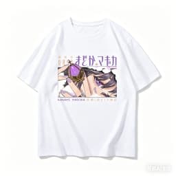 Madoka Magica Cotton Tshirt personality Clothes New Model Anime T-shirt Yearround clothing Plus Size Unisex Streetwear Trendy