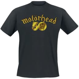 50 Years of Motörhead Motörhead T-Shirt Men Women Vintage Metal Rock Band Graphic Tee Cotton Summer Streetwear Top