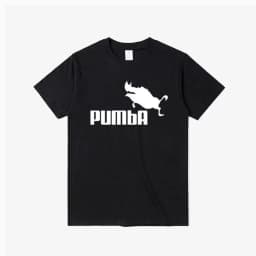 Vintage PUMBA Funny Parody Tee, Unisex The Lion King Graphic T-Shirt for Men Women , Harajuku Streetwear Oversized Top
