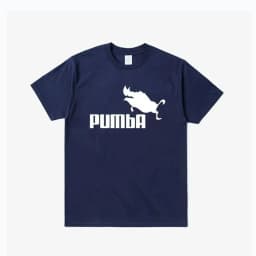 Vintage PUMBA Funny Parody Tee, Unisex The Lion King Graphic T-Shirt for Men Women , Harajuku Streetwear Oversized Top