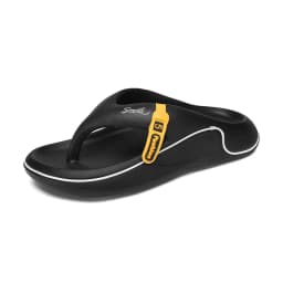 Men's Summer Beach Sandals Comfortable Slip-On Anti-Slip Odor-Resistant Soft Bottom Thong Slippers Trendy EVA Material
