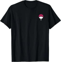 Naruto Shippuden Sasuke Uchiha Icon Front and Back Anime T-Shirt S-6XL