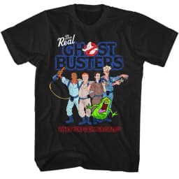 Ghostbusters Who You Gonna Call Logo Graphic T Shirt Retro 80s Movie Streetwear Cotton Casual Oversized Tee