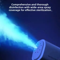 350ML Electric Nano Blue Light Steam Spray K5 Wireless Fogging Disinfection Sprayer Gun Atomization Sanitizer Machine