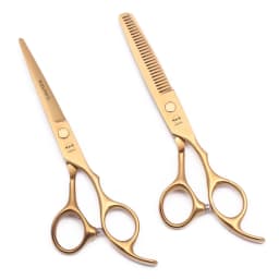 Hairdressing Scissors 5.5" 6" AQIABI Japan Stainless Thinning Scissors Barber Shop Hair Scissors Blue Haircut Shears A1005