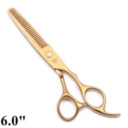 Hairdressing Scissors 5.5" 6" AQIABI Japan Stainless Thinning Scissors Barber Shop Hair Scissors Blue Haircut Shears A1005