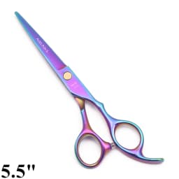 Hairdressing Scissors 5.5" 6" AQIABI Japan Stainless Thinning Scissors Barber Shop Hair Scissors Blue Haircut Shears A1005
