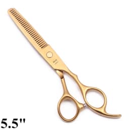 Hairdressing Scissors 5.5" 6" AQIABI Japan Stainless Thinning Scissors Barber Shop Hair Scissors Blue Haircut Shears A1005