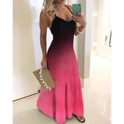 Summer Hot Sale Slimming Slim Fit Base Dress Positional Floral Spaghetti Strap Dress Women's Fashionable Elegant Clothing